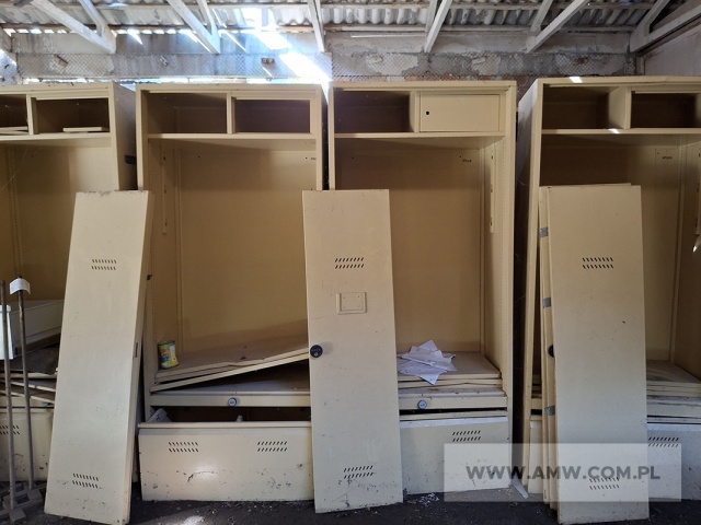 Szafa metalowa na odzież WP2-40 (2225 x 1000 x 600 mm) - pakiet zawierający 43 szt. 